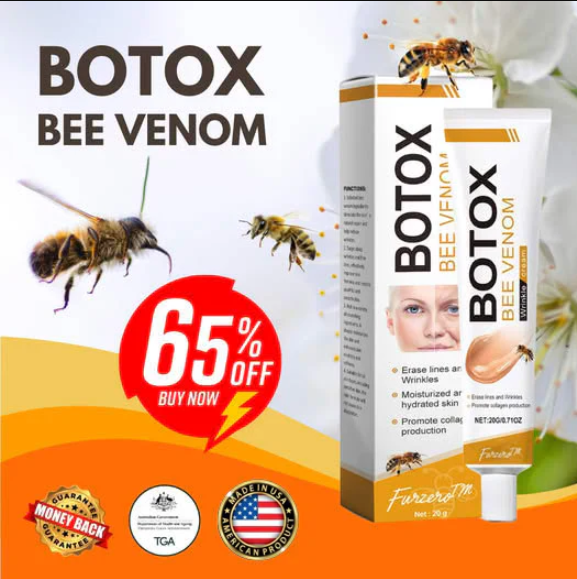 Last Day Of Discount 🔥 Bee Venom Wrinkle Removal Cream